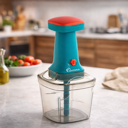 Smart Multipurpose Push Chopper 1100ml / 6 Blades / Vegetable & Onion Cutter