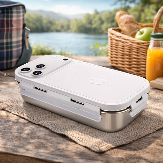 iBite 17 Pro Max Lunchbox | Premium Stainless Steel Lunch Box Tiffin for School & Office