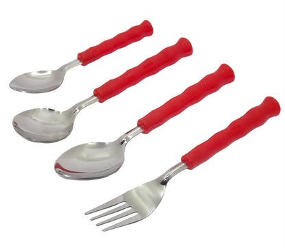 Antique Designer Cutlery Set for Dining Table 24 Pcs Spoon Set With Stand