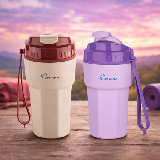 Buy 1 Get 1 Offer Premium Sipper Bottle 400ml | Leak-Proof Flip Cap | Stylish Dual Color Sipper Water Bottle for Office, Gym & Travel