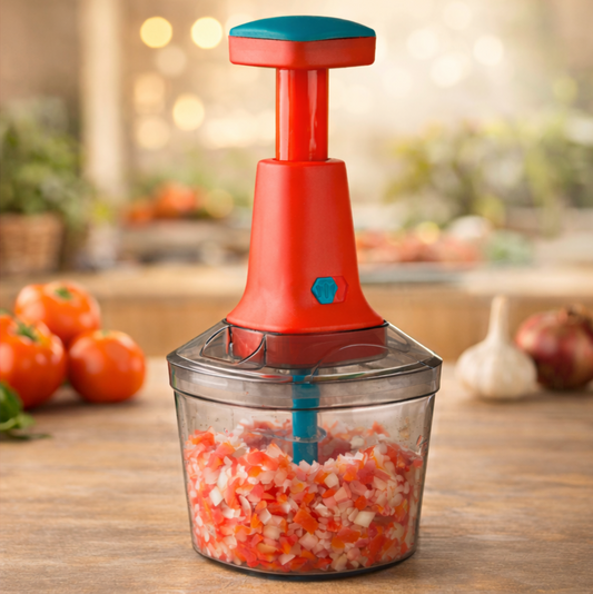 Smart Multipurpose Push Chopper 1100ml / 6 Blades / Vegetable & Onion Cutter