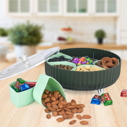 Plastic Spice Container / Masala Box - (7 in 1) Aachar lunchbox or Chatni Box