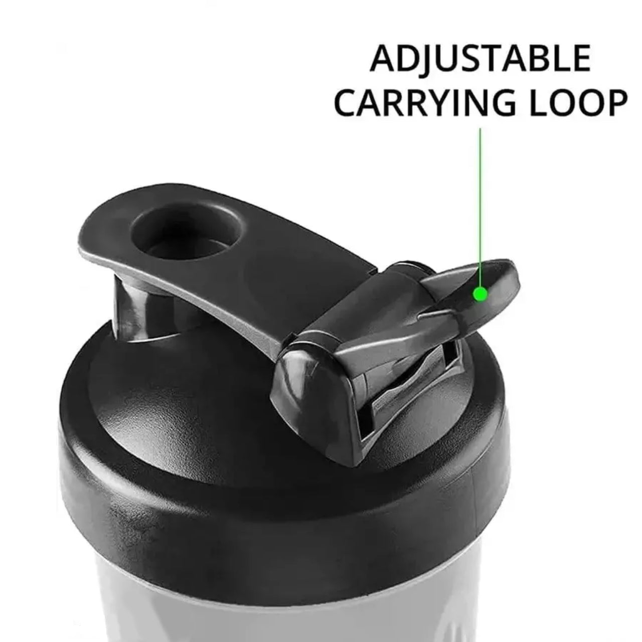 Buy 1 Get 1 Free Protein Shaker & Water Bottle for gym or Cycling with Extra Compartment For Men and Women 600 ml