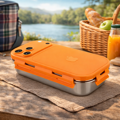 iBite 17 Pro Max Lunchbox | Premium Stainless Steel Lunch Box Tiffin for School & Office